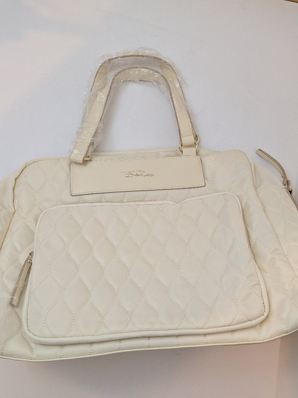 NWT Bella Russo Quilted 17.7" Weekender Duffle, 17.7" x 12.5"